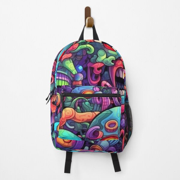 Item preview, Alien Demon Colorful Doodle Pattern designed and sold by Desfix.