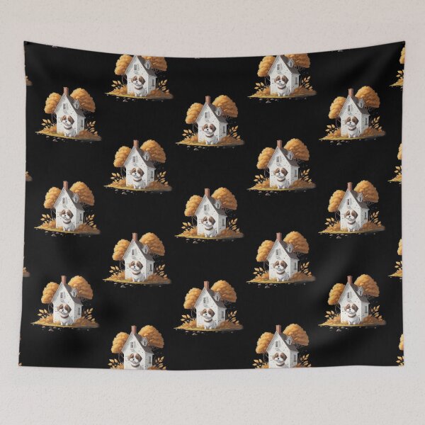 Item preview, Autumn Woofs: Cute Dog in a Cozy Atmosphere designed and sold by hudaG.
