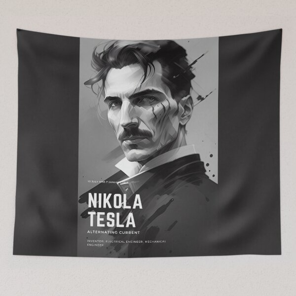 Item preview, Nikola Tesla by CallisC Arts  designed and sold by CallisC-Arts.