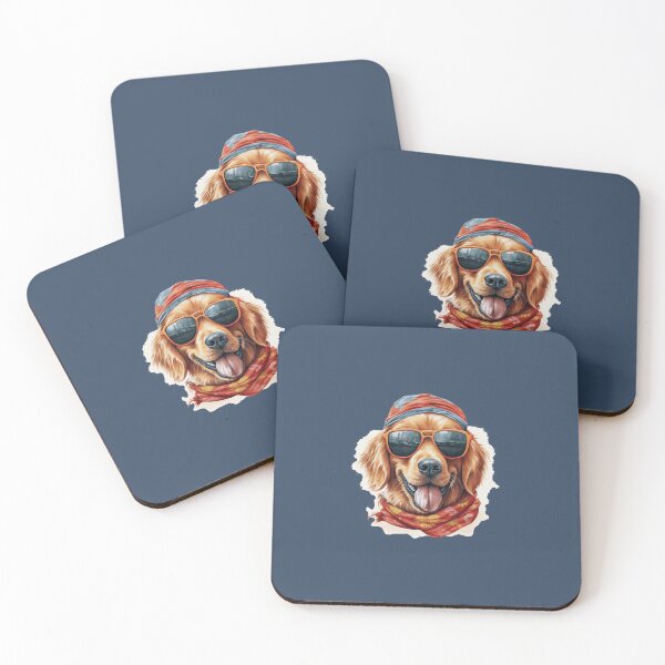 Item preview, Cool Golden Retriever with Sunglasses designed and sold by A2Z-Printz.
