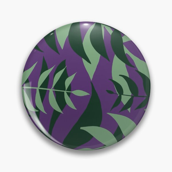 Item preview, tropical leaves purple designed and sold by katelynroseart1.