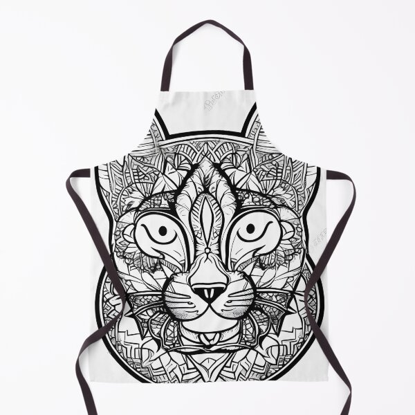 Item preview, Cat mandala coloring book page for meditation, relax, mindfulness designed and sold by UlfrGutheitrir.