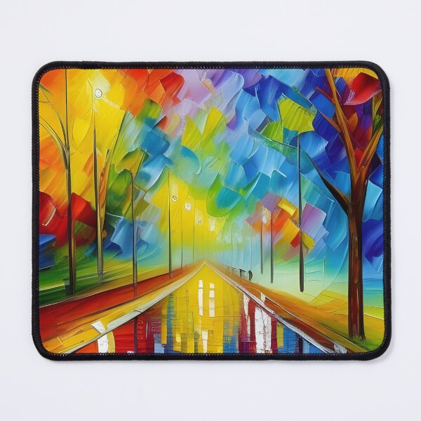 Item preview, A neo-impressionistic colorful city designed and sold by brandway.