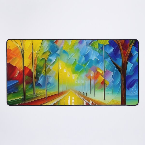 Item preview, A neo-impressionistic colorful city designed and sold by brandway.