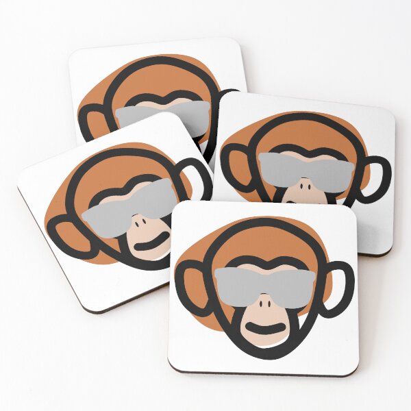Item preview, Cute Monkey Minimilist design designed and sold by potatocutts.