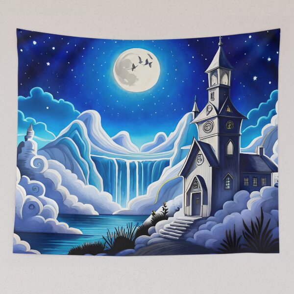 Item preview, AI Generated - Effect of the Calming Waterfall designed and sold by Kaiko-Roku.