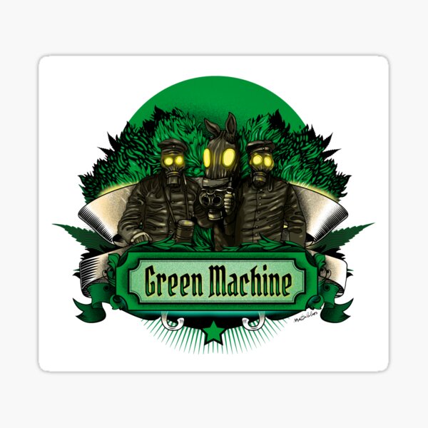 Green Machine Sticker
