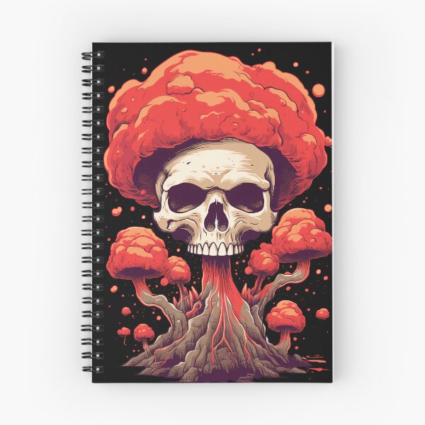 Item preview, Atomic mushroom skull designed and sold by MDCGraphics.