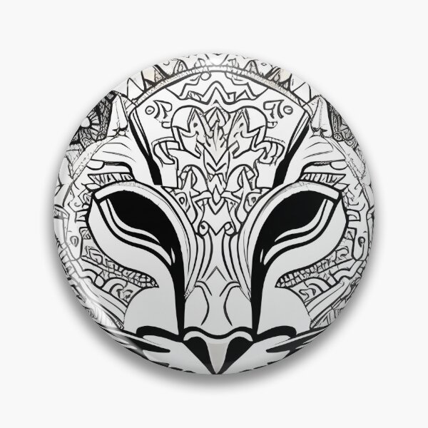 Item preview, Cat mandala coloring book page for meditation, relax, mindfulness designed and sold by UlfrGutheitrir.