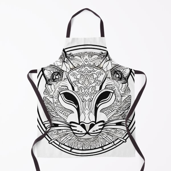 Item preview, Cat mandala coloring book page for meditation, relax, mindfulness designed and sold by UlfrGutheitrir.