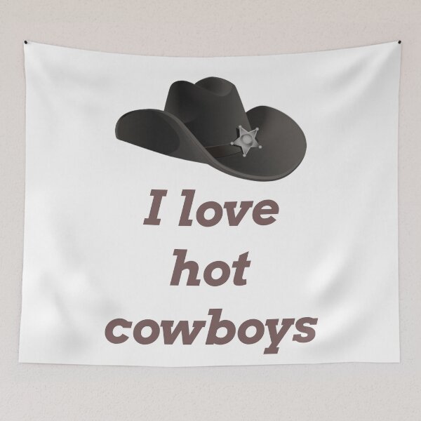 Item preview, I love hot cowboys designed and sold by horvath019.