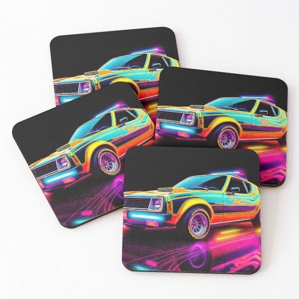 Item preview, Retro Car Digital Illustrations: A Journey to the 80s-90s designed and sold by Piotrek0001.