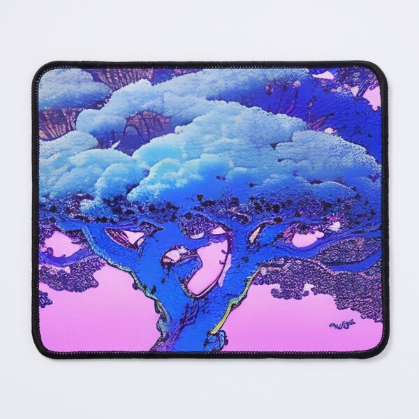 Item preview, Blue white tree anime retro comics designed and sold by LaakiiArt.