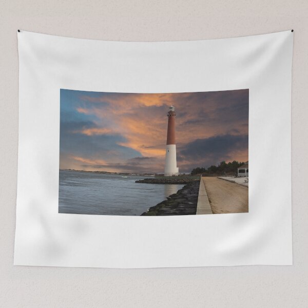 Item preview, Barnegat Light Standing Tall Against Stormy Sky designed and sold by BradKnorrArt.