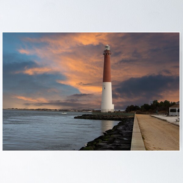 Item preview, Barnegat Light Standing Tall Against Stormy Sky designed and sold by BradKnorrArt.