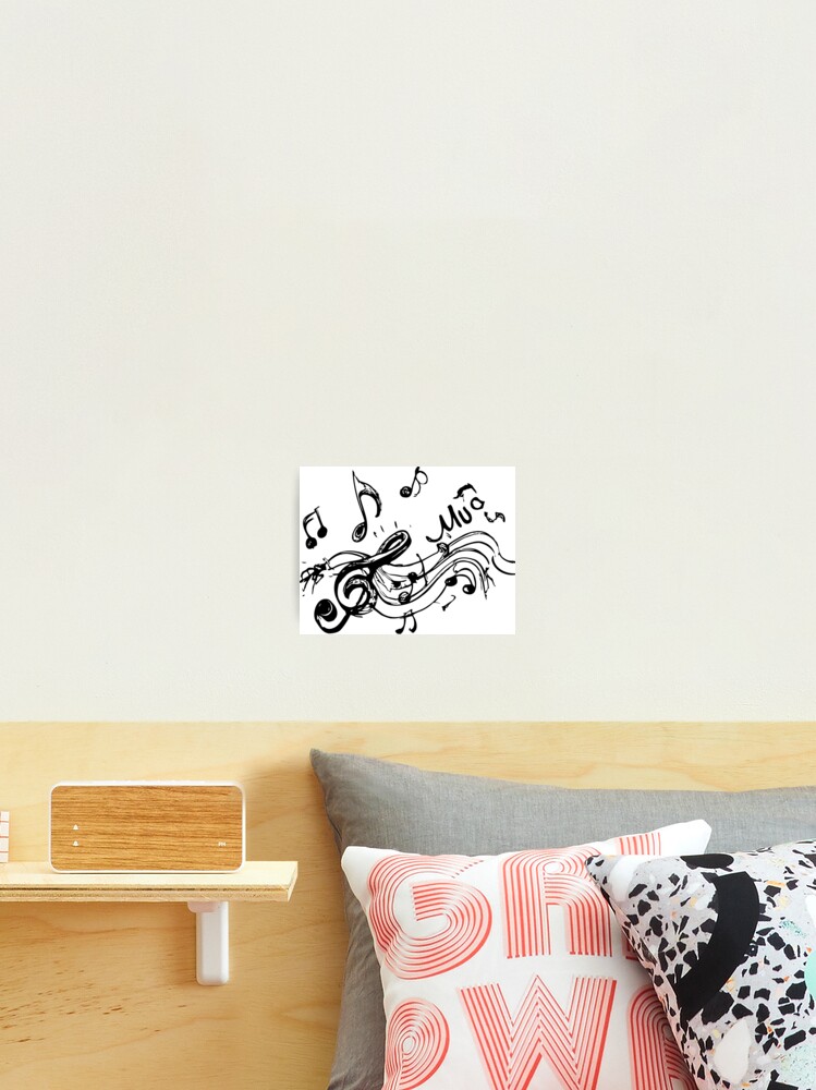 Thumbnail 2 of 3, Photographic Print, Musical notes designed and sold by RipaDesign.