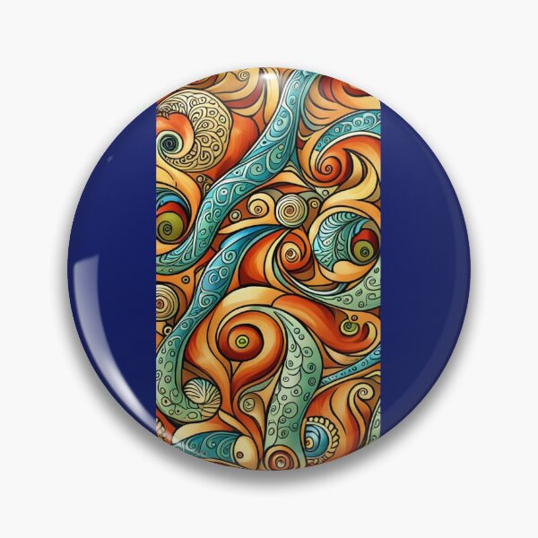Item preview, Colorful swirl and fantasy pattern artwork designed and sold by Earth Nature Creations.