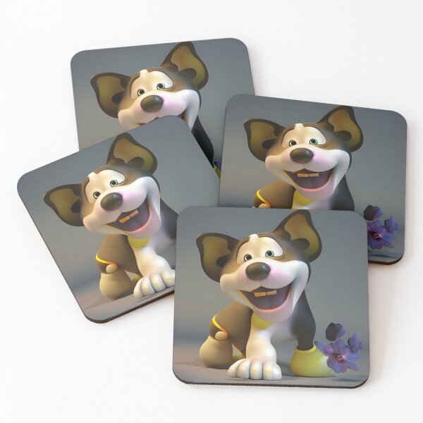 Item preview, Dogs and Flowers 02 designed and sold by Camila Hamdan.