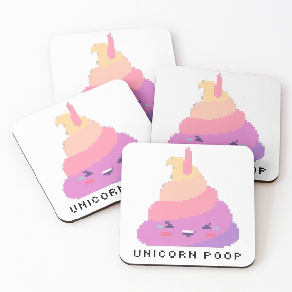 Item preview, Unicorn poop pixel designed and sold by thebunga.