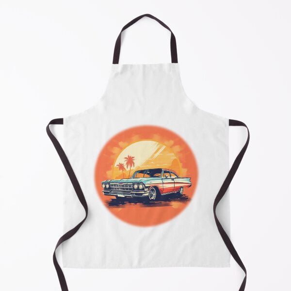 Item preview, retro car with sundown 1 designed and sold by Picture-Art.