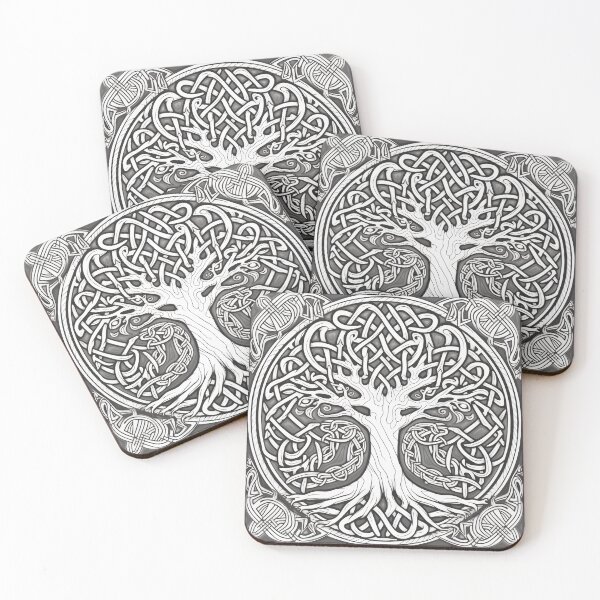Item preview, Ygdrasil, viking tree, celtic tree, ornament viking, celtic motif, for dad, dad, for the husband, happy dads day designed and sold by PRYMULLART.