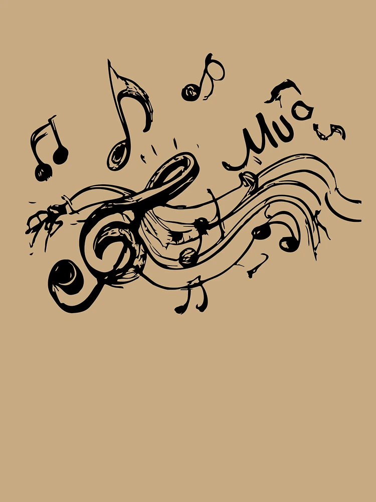 Thumbnail 6 von 6, Premium Oversized Pullover, Musiknoten designt und verkauft von RipaDesign.