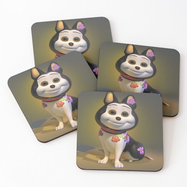 Item preview, Dogs and Flowers 03 designed and sold by Camila Hamdan.
