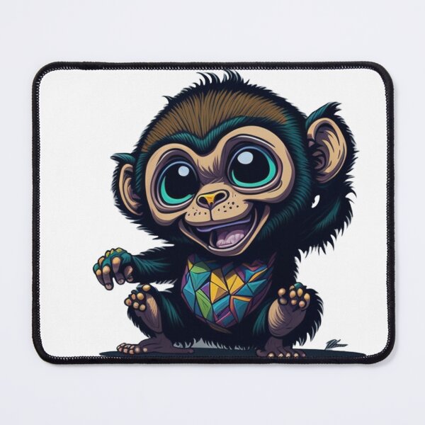 Item preview, Mischievous Delight: Cute Baby Monkey designed and sold by harperjg.