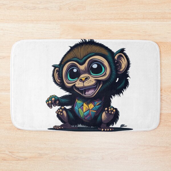 Item preview, Mischievous Delight: Cute Baby Monkey designed and sold by harperjg.