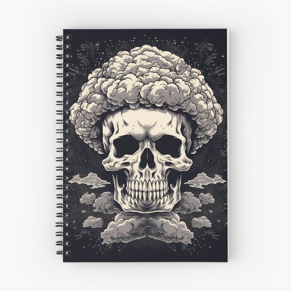 Item preview, Atomic mushroom skull designed and sold by MDCGraphics.