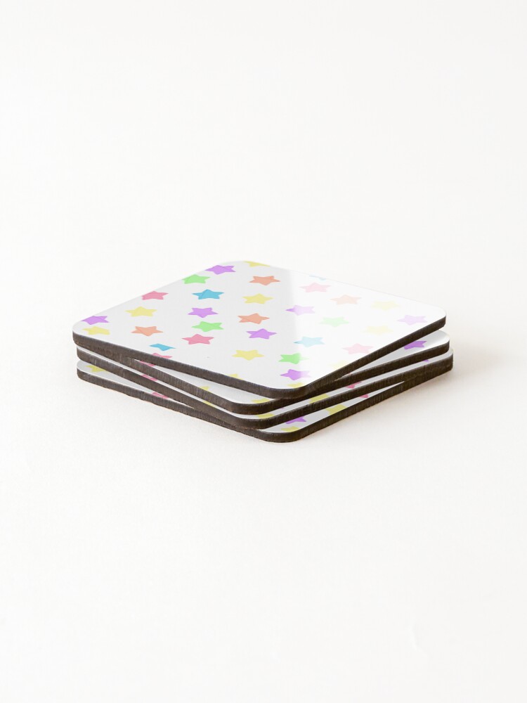 Thumbnail 4 of 5, Coasters (Set of 4), Paper Stars designed and sold by Rabbittooth.