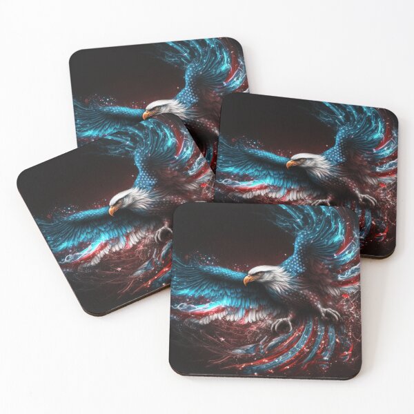 Item preview, Patriotic Eagle & American Flag designed and sold by Jades-Corner.