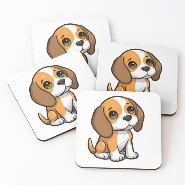 Item preview, Beagle Puppy Stoned Eyes designed and sold by Apricus Designs.