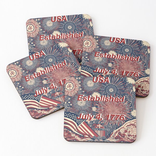Item preview, USA Established July 4 1776 Celebrations T-Shirt for Men, Women and Children  designed and sold by RoseRock25.
