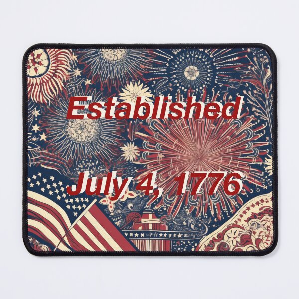 Item preview, USA Established July 4 1776 Celebrations T-Shirt for Men, Women and Children designed and sold by RoseRock25.