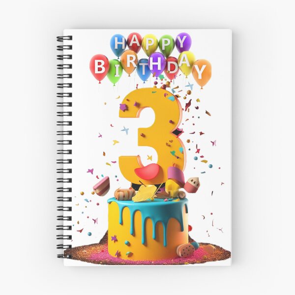 Item preview, Happy Birthday for 3 year designed and sold by Krisekk.