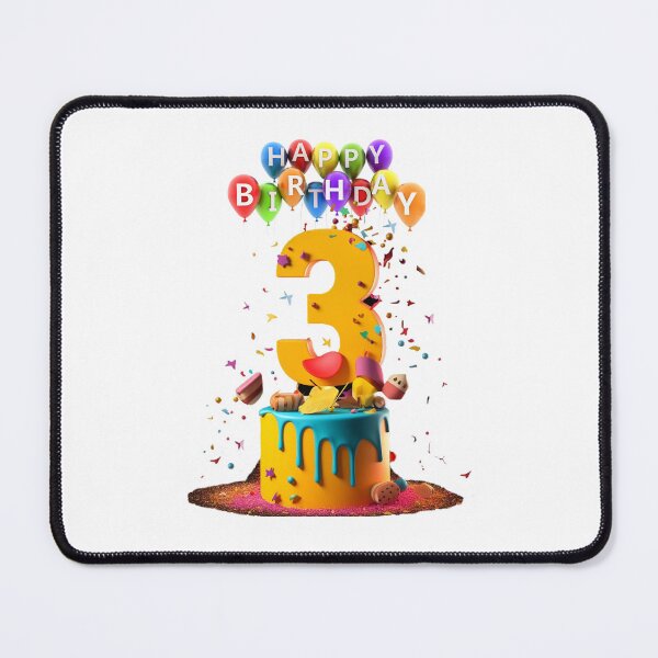 Item preview, Happy Birthday for 3 year designed and sold by Krisekk.