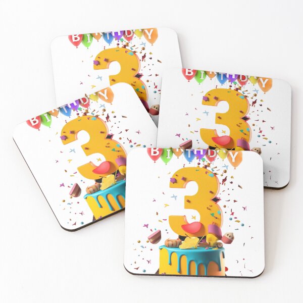 Item preview, Happy Birthday for 3 year designed and sold by Krisekk.