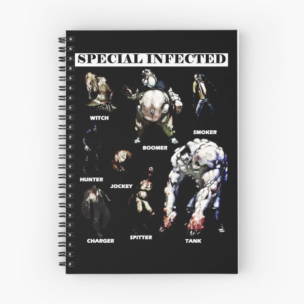 Item preview, Left 4 Dead - Special Infected (white) designed and sold by red-leaf.