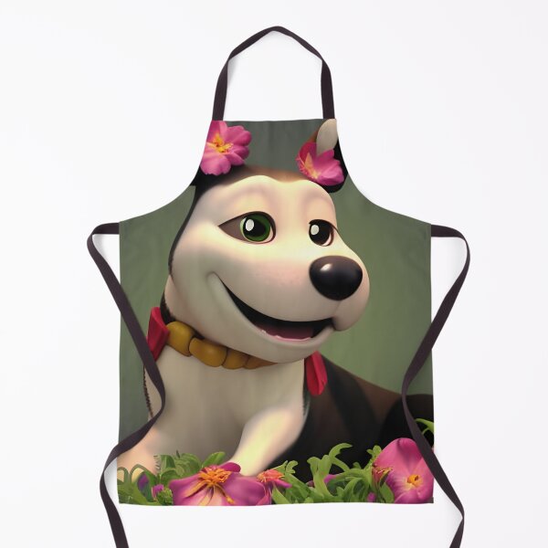 Item preview, Dogs and Flowers 06 designed and sold by Camila Hamdan.