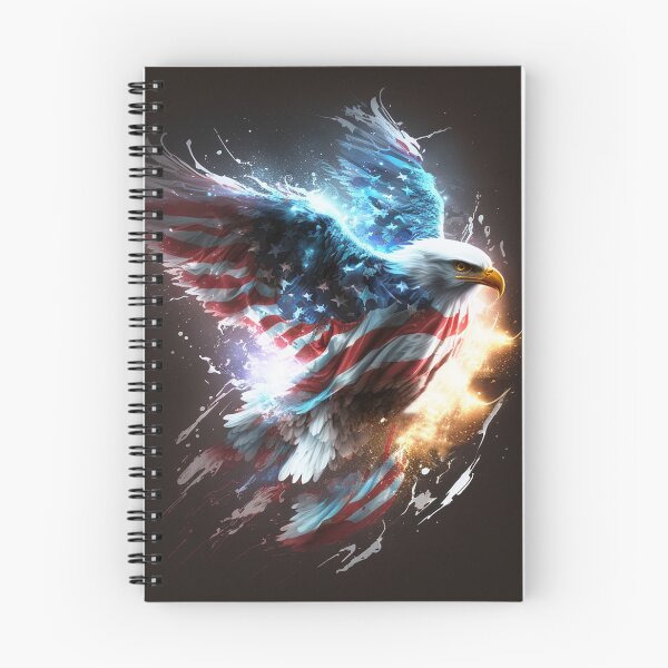 Item preview, Fiery Eagle & American Flag designed and sold by Jades-Corner.