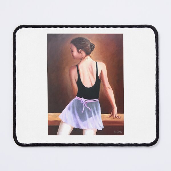 Item preview, Dancer woman girl at exercise bar designed and sold by Fantasyart123.