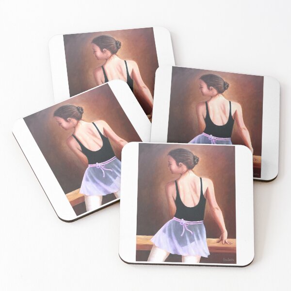 Item preview, Dancer woman girl at exercise bar designed and sold by Fantasyart123.