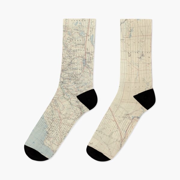 Item preview, Old California & Nevada State and County Postal Map (1952) designed and sold by BravuraMedia.