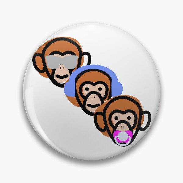 Item preview, Three Wise Monkeys designed and sold by potatocutts.