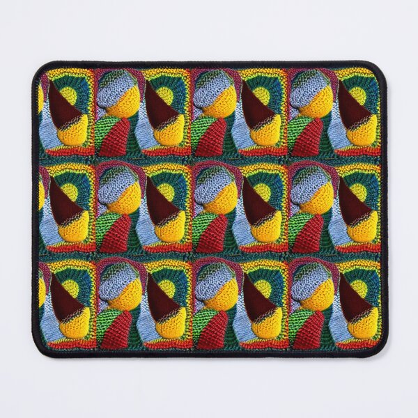 Item preview, Crocheted colorful geometric shapes. Abstraction. designed and sold by Natalia-Vlad.