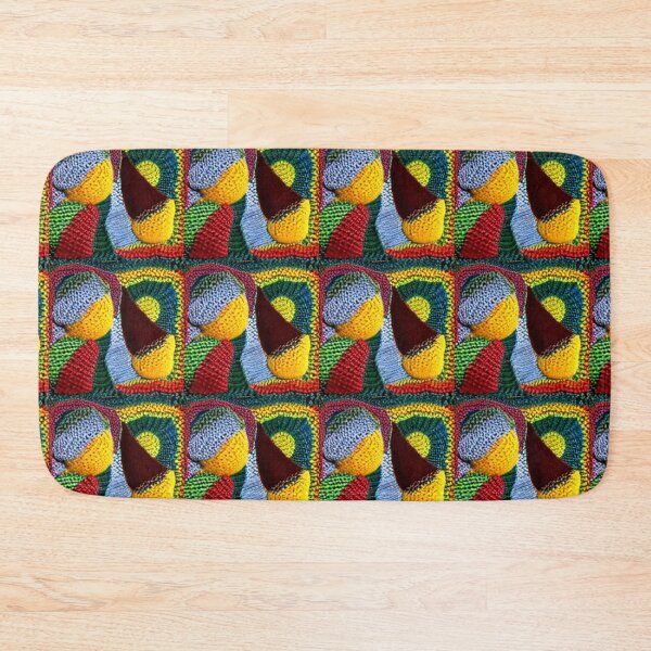Item preview, Crocheted colorful geometric shapes. Abstraction. designed and sold by Natalia-Vlad.