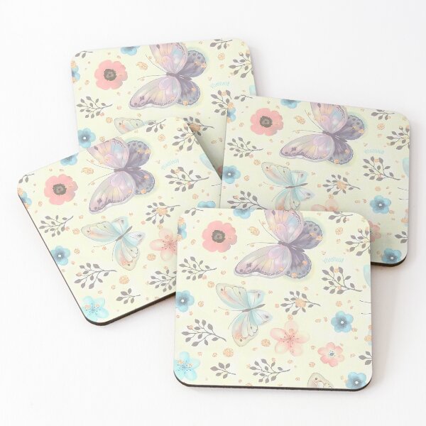 Item preview, Flower Butterfly Pattern designed and sold by MonokushiMood.