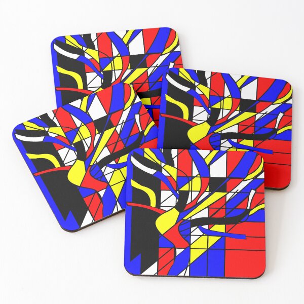Item preview, The Kandinsky-Mondrian Tree designed and sold by hermarartonline.
