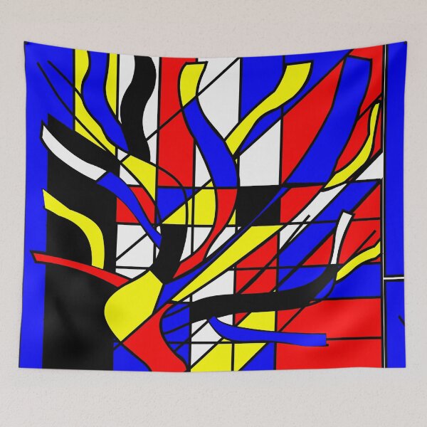 Item preview, The Kandinsky-Mondrian Tree designed and sold by hermarartonline.
